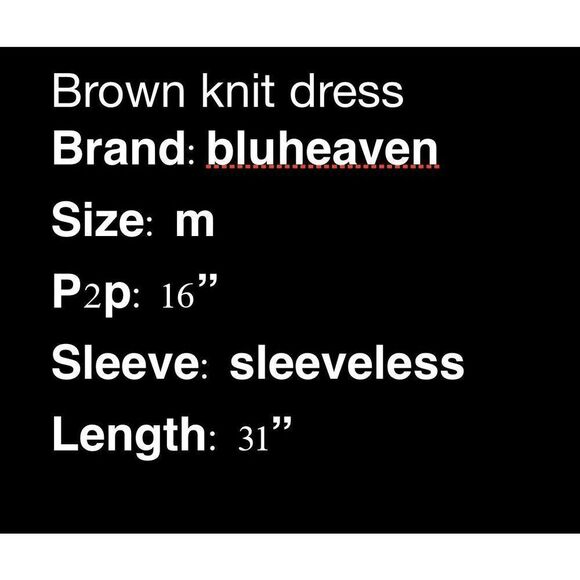 Bluheaven Embroidered Racerback Brown Tank Dress - size M - Picture 5 of 5